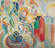 Delaunay, Robert Portugese Woman painting